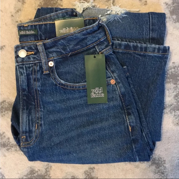 Women’s Super-High Rise Distressed Baggy Jeans Size 00 - Picture 4 of 4